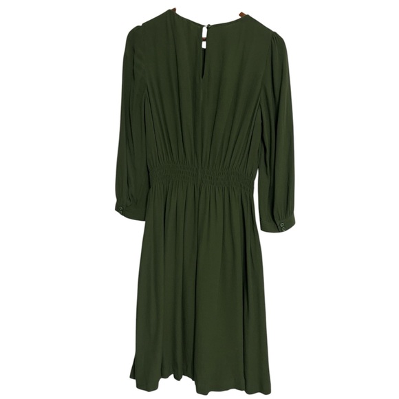 Kate Spade New York Forest Green Midi Dress | Size 8 - Picture 2 of 13